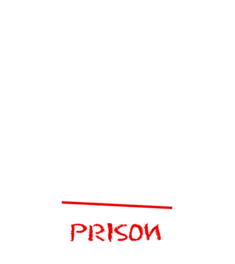 Back to prison - școală model negru pe tricou