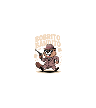 Bobrito Bandito model nisipiu pe tricou