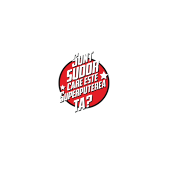 sunt sudor, care este superputerea ta? model roșu pe tricou