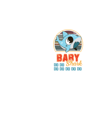 BabyBOY shark model galben neon pe tricou
