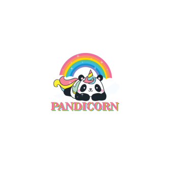 PANDICORN model roz deschis pe tricou