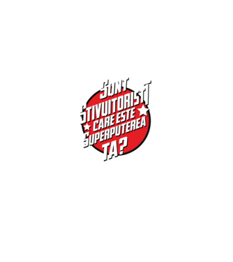 sunt stivuitorist, care este superputerea ta? model negru pe tricou