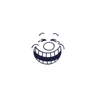 Funny Face Smiley model alb pe tricou
