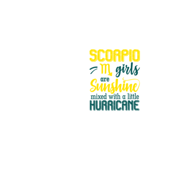 Sunshine with Hurricane SCORPIO model galben neon pe tricou