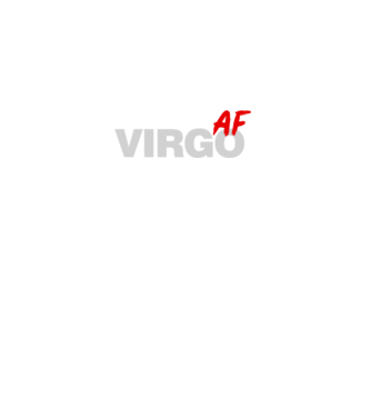 VIRGO as fuck model negru pe tricou