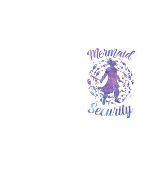 Mermaid Security boys aquarell model galben neon pe tricou
