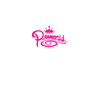 Princess model nisipiu pe tricou