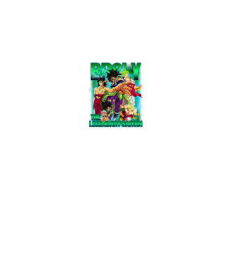 broly dragonball model negru pe tricou