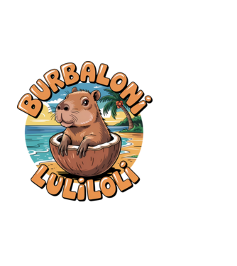 Burbaloni Luliloli model negru pe tricou