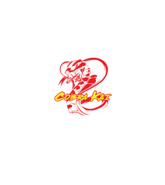 cobra kai simple model negru pe tricou
