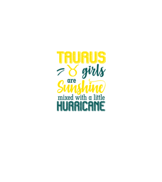 Sunshine with Hurricane TAURUS model negru pe tricou