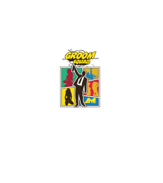 Comic Groom Squad model turcoaz pe tricou