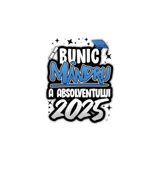 Bunic MÂNDRU a absolventului model alb pe tricou
