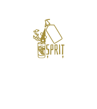Șpriț model negru pe tricou