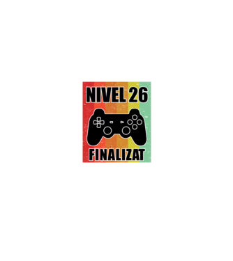 Nivel 26 finalizat model negru pe tricou