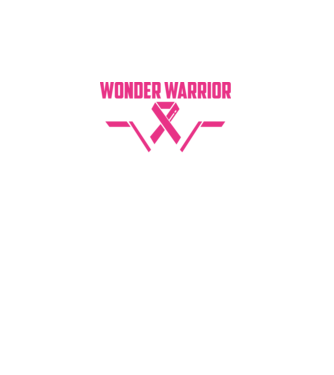 WONDER WARRIOR model negru pe tricou