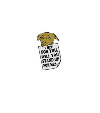 I sit for you model negru pe tricou