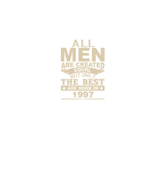 All men are created - 1997 model verde pe tricou