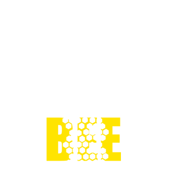 BeeKeeper model albastru închis pe tricou