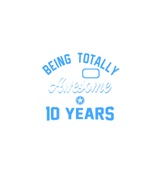 Being totally awesome 10 model negru pe tricou