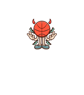 Evil basketball model negru pe tricou