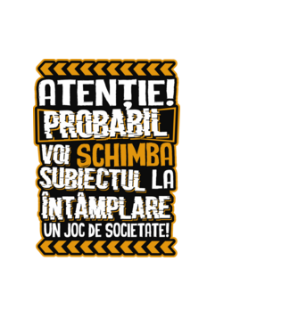 Atenție, probabil voi schimba subiectul la întâmplare pe șah model negru pe tricou