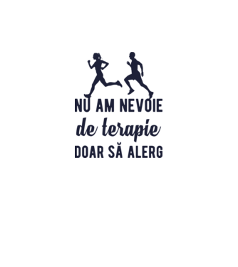 nu am nevoie de terapie, doar să alerg model galben neon pe tricou