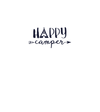 Camper tepee model alb pe tricou