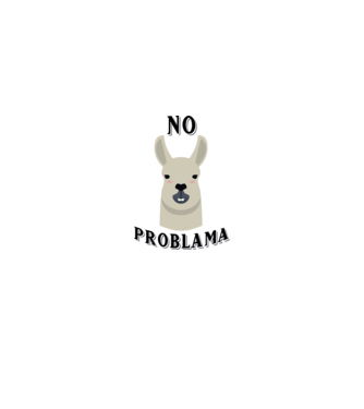 No problama model gri pe tricou