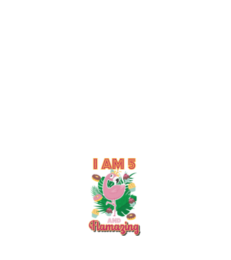 FLAMAZING Birthday 5 Years old model roz deschis pe tricou