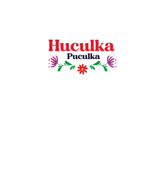 Huculka Puculka model alb pe tricou