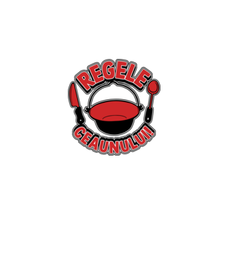 Regele - ceaunului! model alb pe tricou