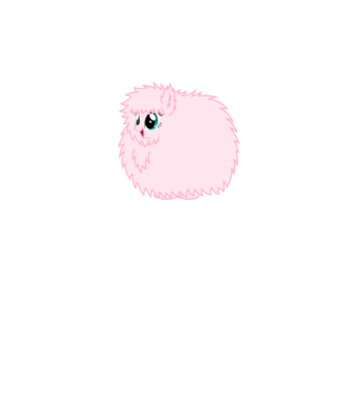 Fluffle Puff model alb pe tricou