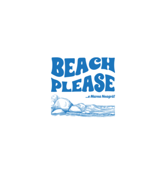 Beach please, e Marea Neagră! model roz deschis pe tricou