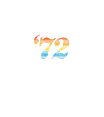 Retro Birthday 1972 model negru pe tricou