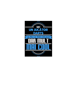 sunt un jucător darts, la fel ca toți ceilalți, dar mult mai cool model negru pe tricou