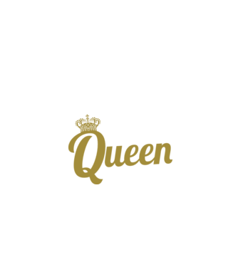 Nurse a title just above Queen model negru pe tricou