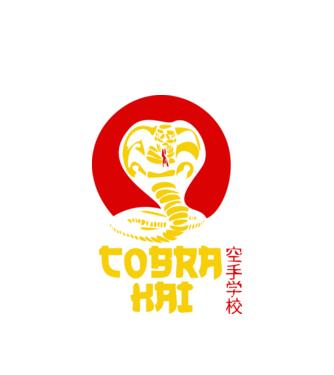 cobra kai japan logo model alb pe tricou