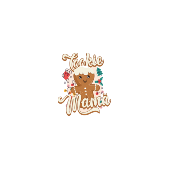 Cookie mamă model alb pe tricou
