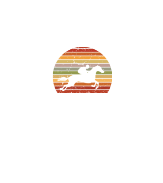 horse race model negru pe tricou