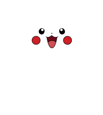Pikachu model gri pe tricou