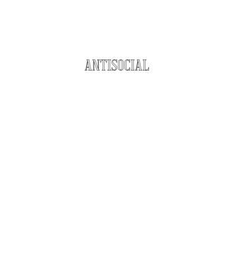 Antisocial model negru pe tricou