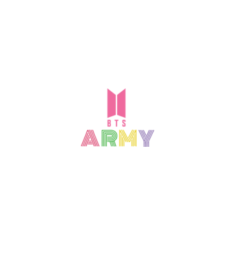 BTS ARMY model negru pe tricou