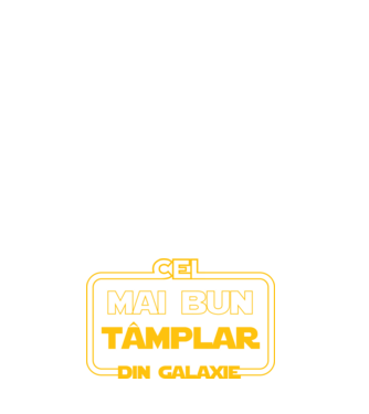 Cel mai bun tâmplar din galaxie model negru pe tricou