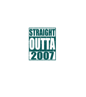 Straight Outta - 2007 model gri pe tricou