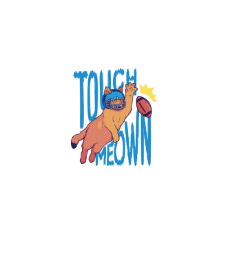 Touch Meow model  pe tricou