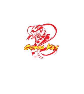 cobra kai simple model negru pe tricou