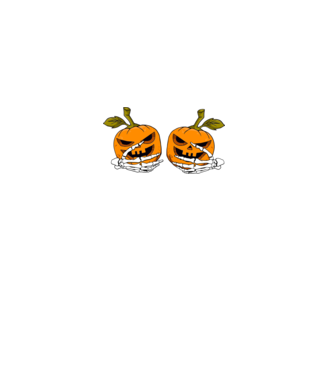 Pumpkin titts model negru pe tricou