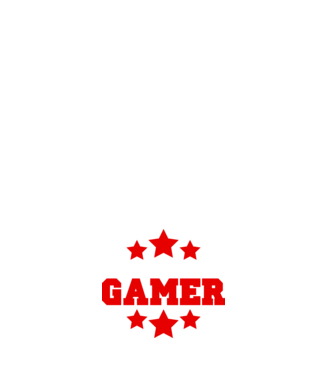 Natural born gamer model negru pe tricou
