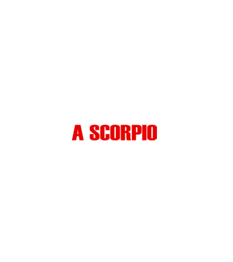 Piss of a SCORPIO model negru pe tricou